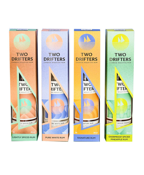 Two Drifters Astuccio Bottiglia Rum 0 7 Litri Accessorio Gift