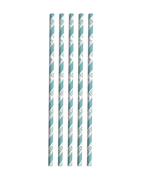 FERDINANDS Paper Straws 100 pezzi accessori per gin Saar Dry