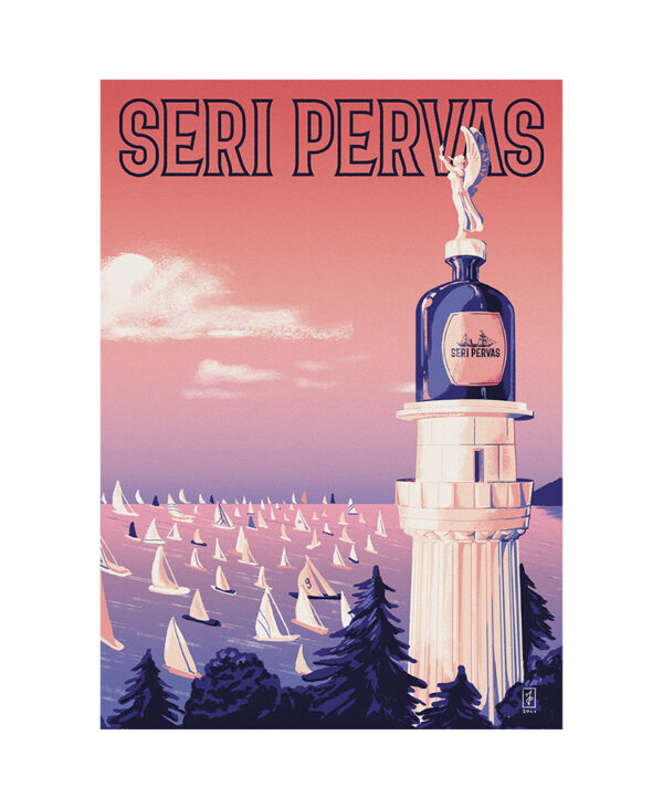 SERI PERVAS Poster Numero 2 Barche a Vela Accessori Friuli Venezia Giulia