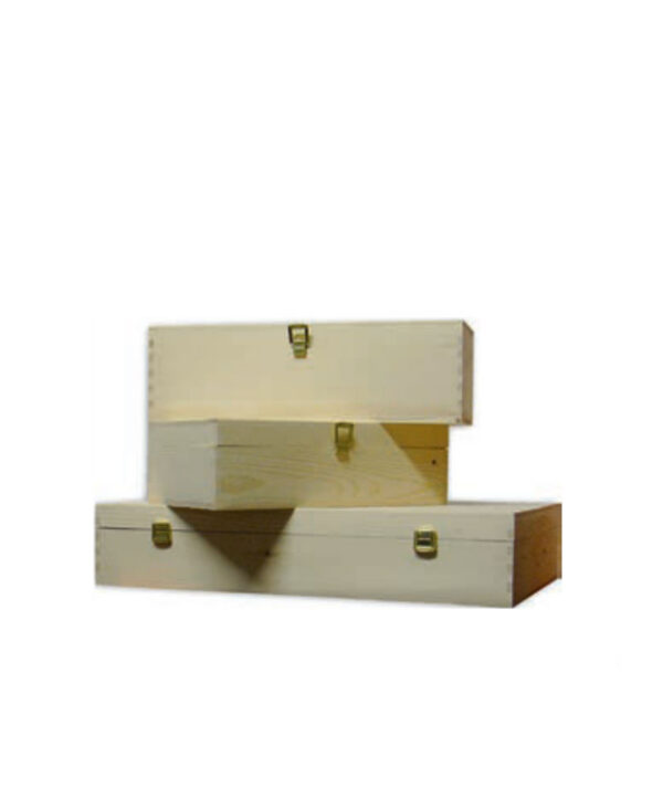Scatolificio 3L Cassa in Legno per 2 Bottiglie Accessori Vino