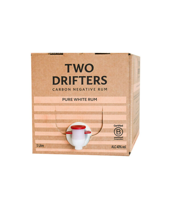 Two Drifters Bag in Box Rum Pure White Distillato Bianco 5000ml