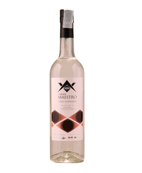 Gran Maestro Pisco Puro Acholado Distillato Trasparente 700ml