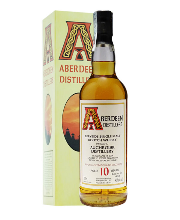 Aberdeen Auchroisk Speyside Single Malt 2008 Cask 17 Astucciato