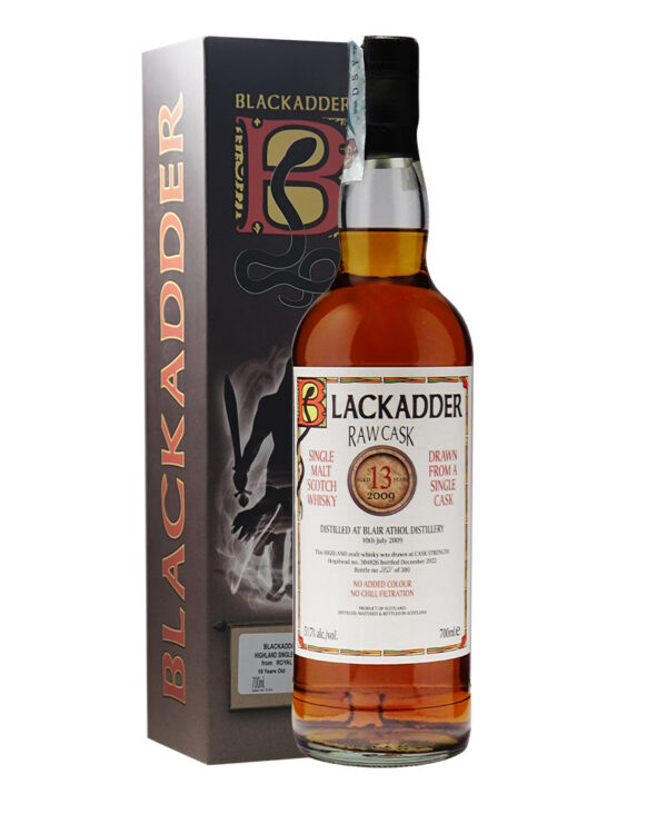 Blackadder Gift Blair Athol 2009 Grappa Distillato 13 anni Astucciato