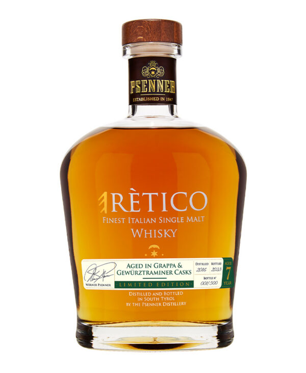 PSENNER Grappa eRETICO 7 anni in botti Gewurztraminer 700 ml