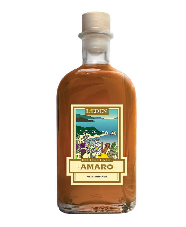 Amaro Dodici Erbe I Liquori de LEden liquore amaro Campania 500 ml