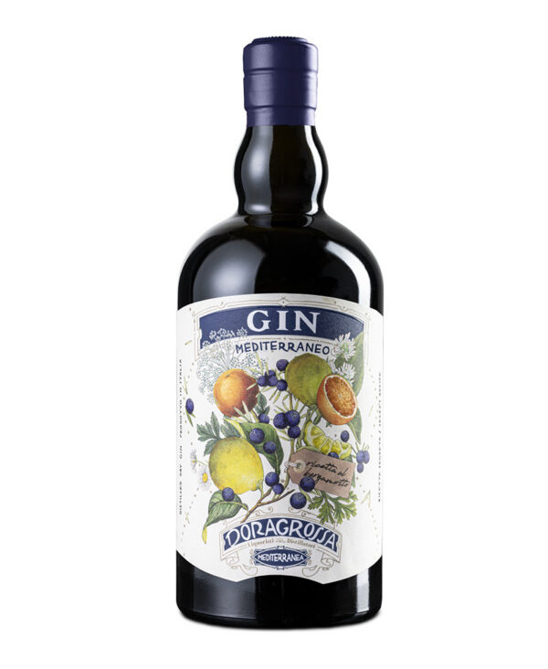 Doragrossa Gin Mediterraneo al Bergamotto Distillato Piemonte 700ml