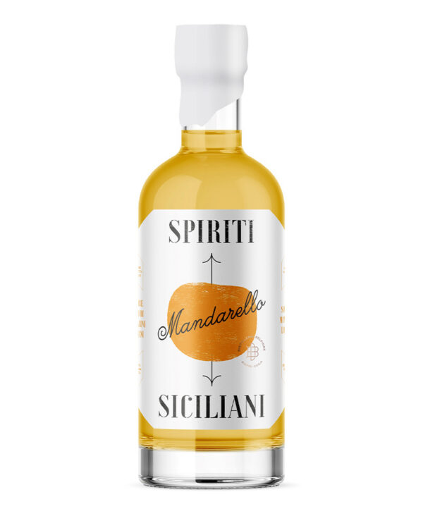 Spiriti Siciliani Mandarello Grappa Distillato Rosso 500ml Sicilia
