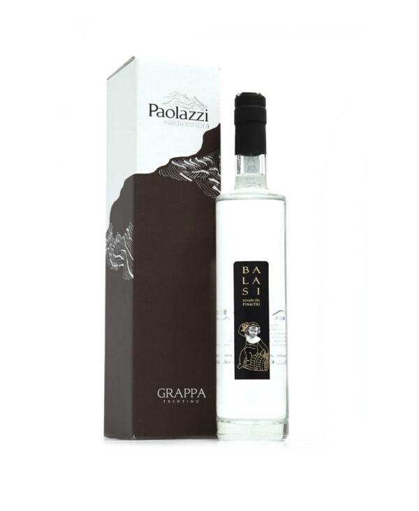 Paolazzi Vittorio Grappa di Balasi Trentino 0.50 Litres Gift Boxed