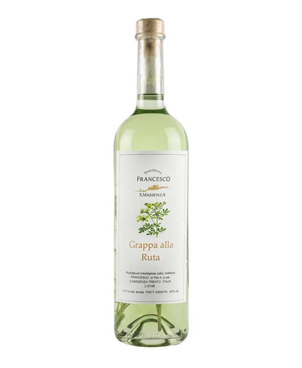 Distilleria Francesco Grappa alla Ruta bianca Trentino distillato italiano