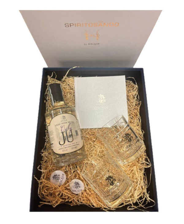 Opificio Nunquam Gift Confezione Gin Only Ju con 2 Bicchieri Toscana