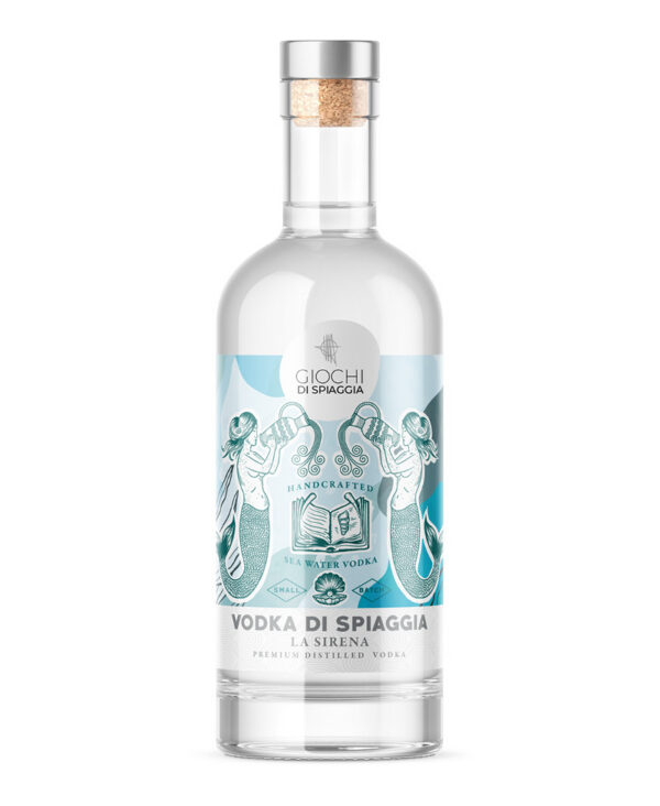 Giochi di Spiaggia Vodka di Spiaggia Distillato Italiano Toscana 0,7 l