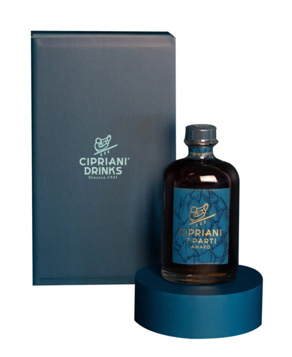 Cipriani Drinks Amaro 7 Parti Amber Distilled Liqueur 700 ml Gift Box