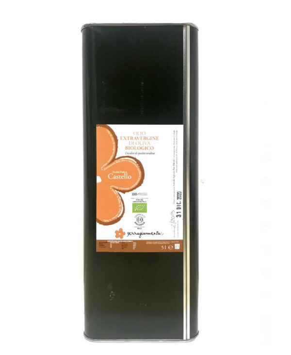Serragiumenta Organic Extra Virgin Olive Oil Calabria Tin 3 Litres