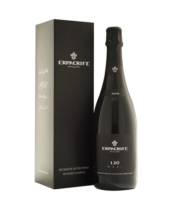 Erpacrife Rosé Dosaggio Zero Bollicine Piemonte 2008 120 Mesi Astucciato