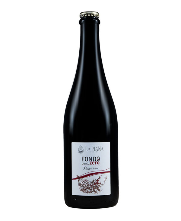 La Piana Fondopuntozero 2022 Rosso Bollicine Biologico Emilia Romagna