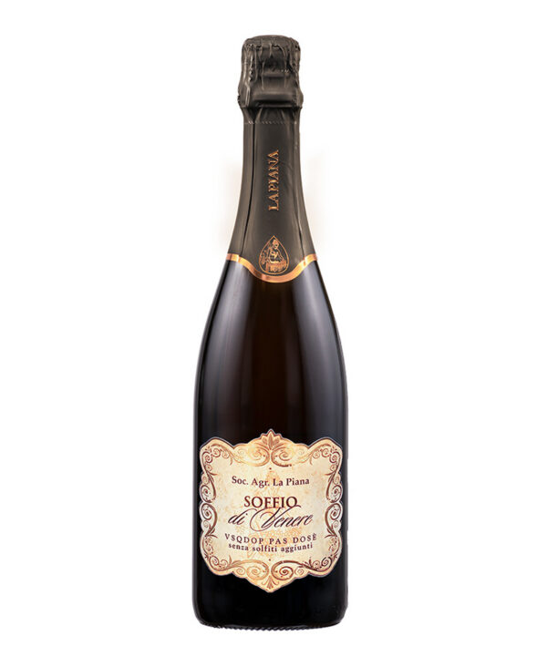 La Piana Soffio di Venere Pas Dos’e Bianco DOC Emilia Romagna Organic Sparkling