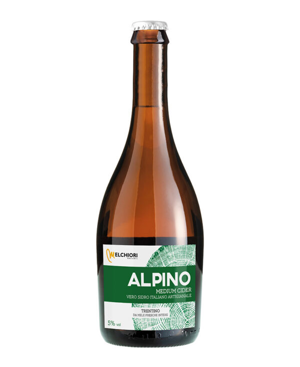 Melchiori Sidro di Mela Bianco Biologico Trentino 0 5L Tappo Corona