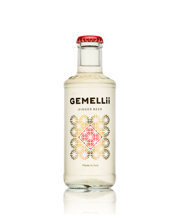 GEMELLII Ginger Beer Soft Drink confezione da 24 bottiglie 200 ml