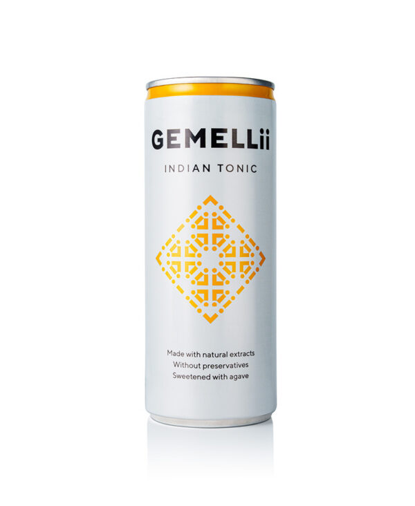 Gemellii Indian Tonic Soft Drink Bio Lattina 250 ml confezione 12 pezzi