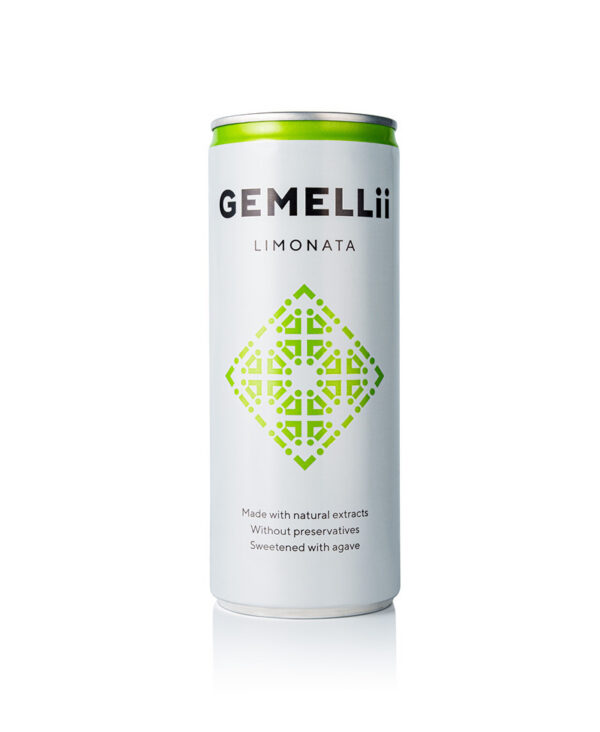 Gemellii Limonata Bio Soft Drink Lattina 250ml Confezione 12 Pezzi
