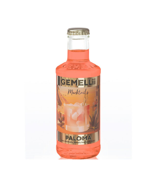 GEMELLII PALOMA Mocktails Soft Drinks confezione da 20 bottiglie 200ml