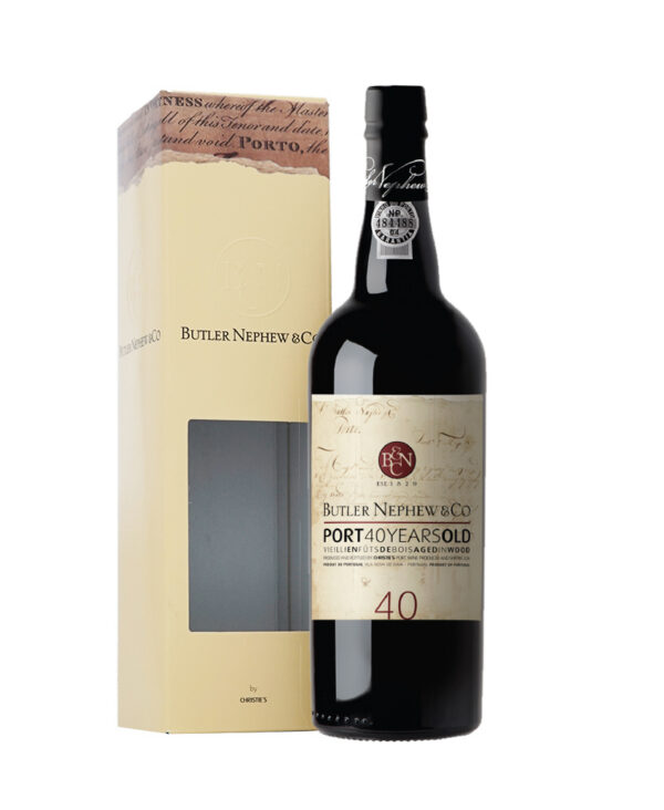 Christies Port Wine E PORT Butler Nephew 40 anni Douro Rosso Distillato