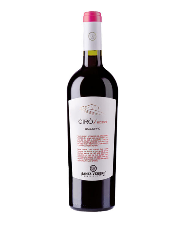 Santa Venere Ciro Rosso Bio 2022 Calabria Vino Fermo Rosso
