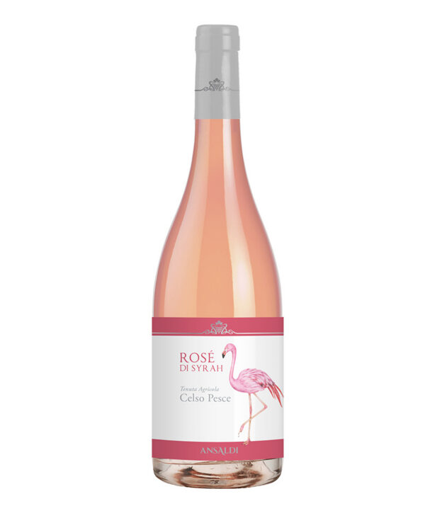 Ansaldi Syrah Rosato 2022 IGT Sicilia Vino Fermo Italiano