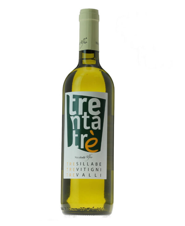 Nicolodi Alfio Trentatré 2018 Vino Bianco Fermo Moscato Giallo Trentino