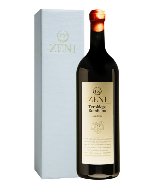Zeni Teroldego Rotaliano DOC Rosso 2021 Vino Fermo Trentino Astucciato